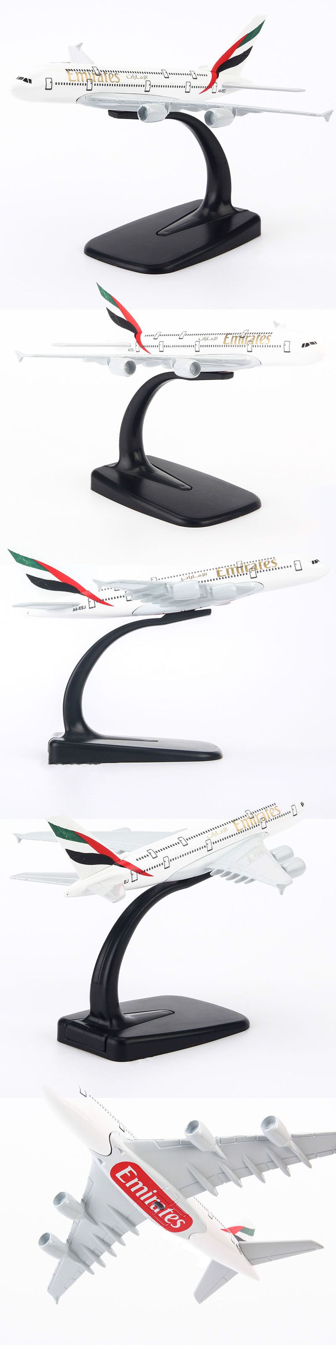 Mô hình máy bay Emirates Airbus A380 16cm